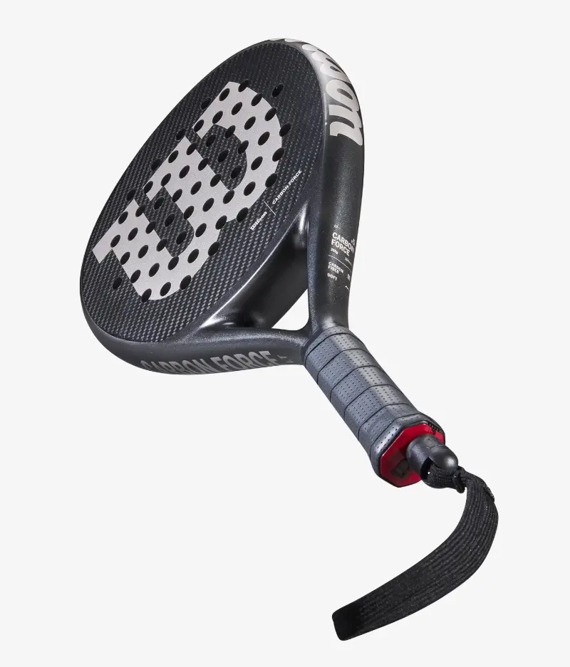 Wilson Carbon Force 2023 Padel racket side view