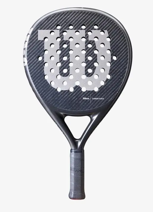 Wilson Carbon Force 2023 Padel racket front view